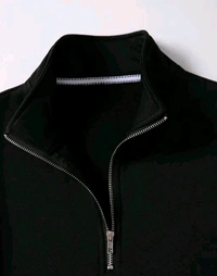 Classical Rhino   Verdon new men collar chain hoodie multi color Fabric - Black, S
