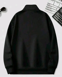 Classical Rhino   Verdon new men collar chain hoodie multi color Fabric - Black, M