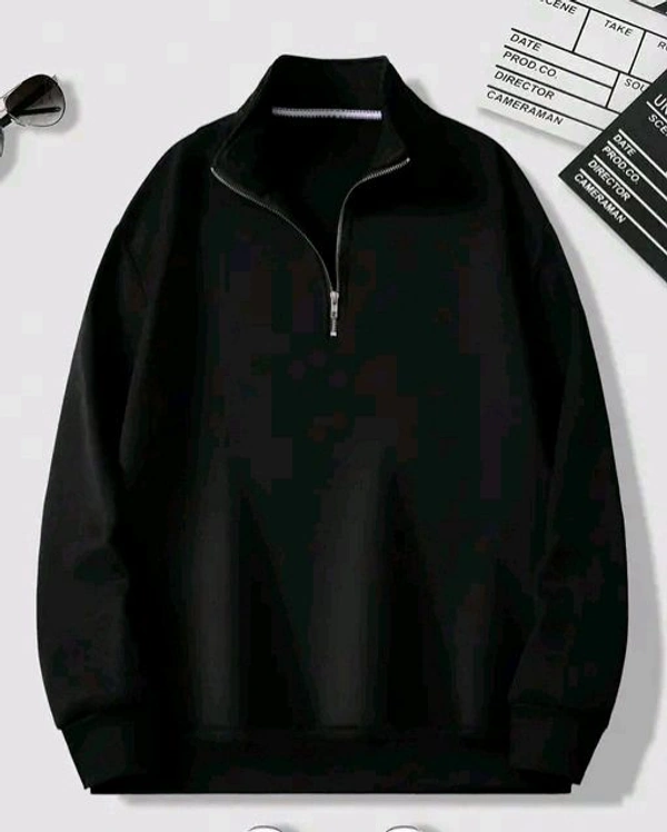 Classical Rhino   Verdon new men collar chain hoodie multi color Fabric - Black, XL