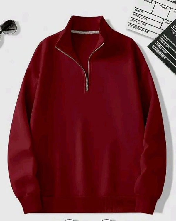 Classical Rhino   Verdon new men collar chain hoodie multi color Fabric - Guardsman Red, M