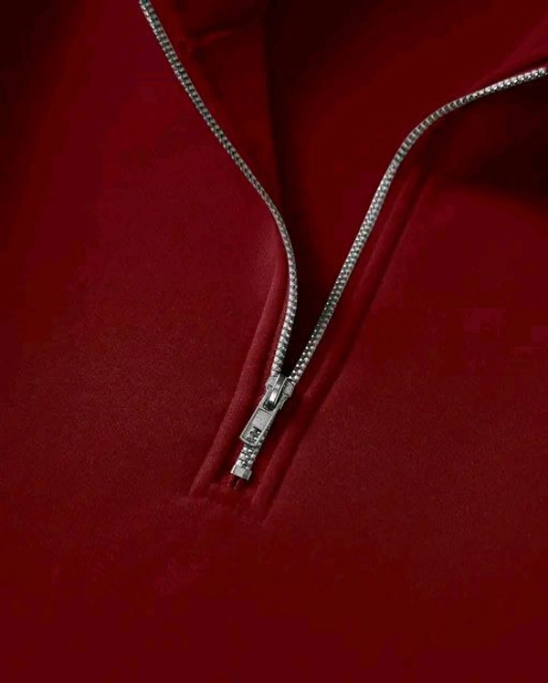 Classical Rhino   Verdon new men collar chain hoodie multi color Fabric - Guardsman Red, M