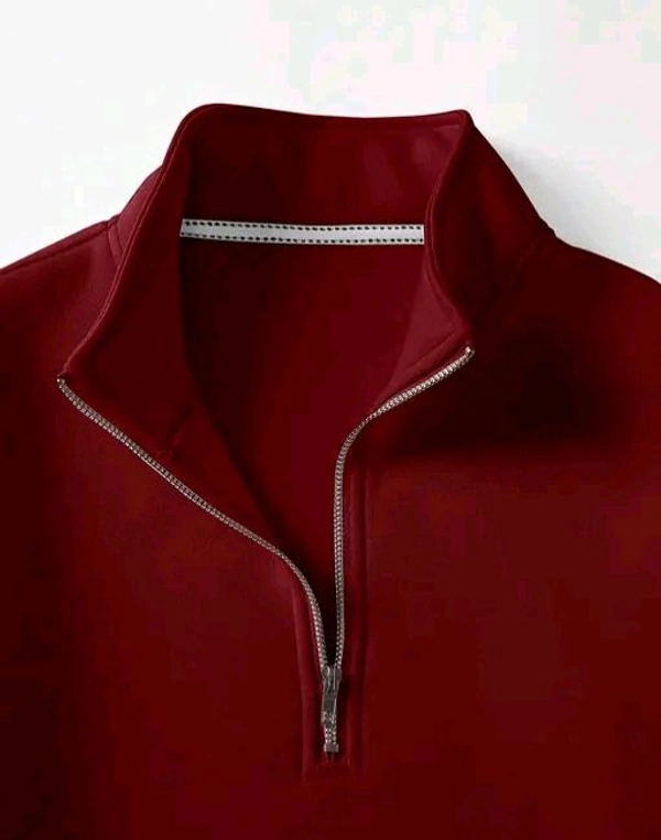 Classical Rhino   Verdon new men collar chain hoodie multi color Fabric - Guardsman Red, XXL