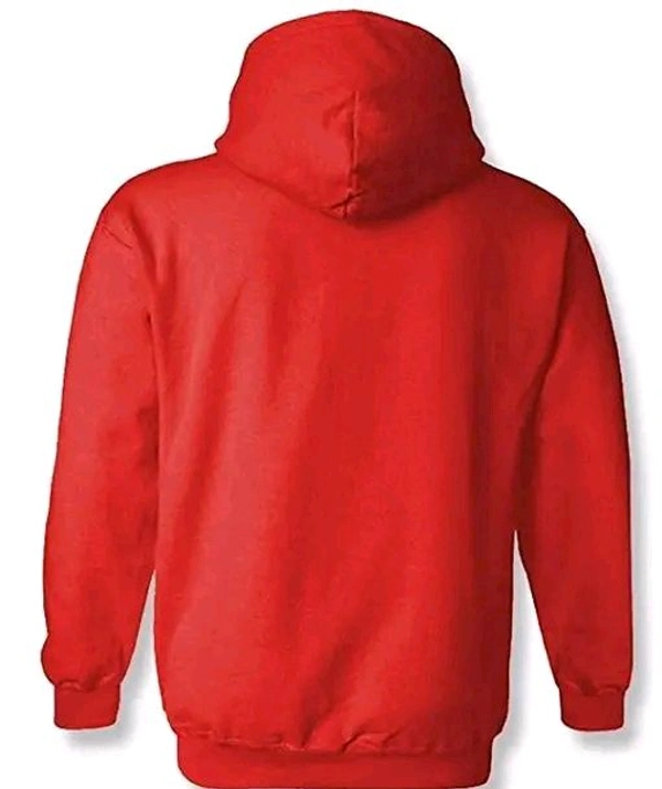 Classical Rhino Fashion Outfit Men's plain Round Neck Full Sleeves Sweatshirt  - Red, XL