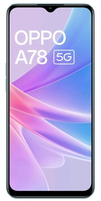 Oppo A78 5g (Glowing Blue)  - Blue