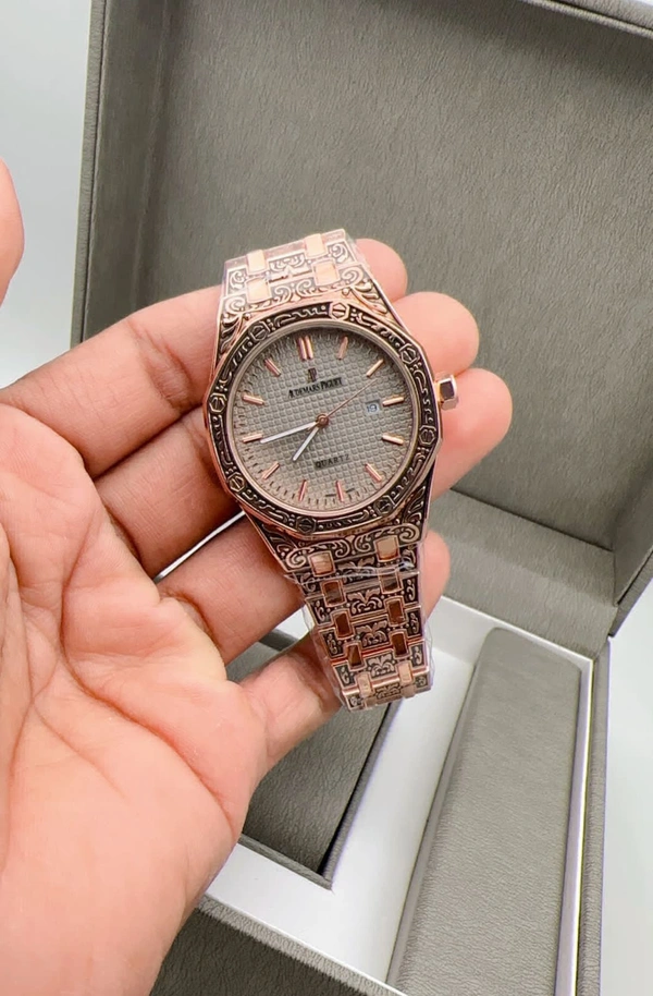 AP Men’s watch date / Casual Watch Premium Quality Dual 