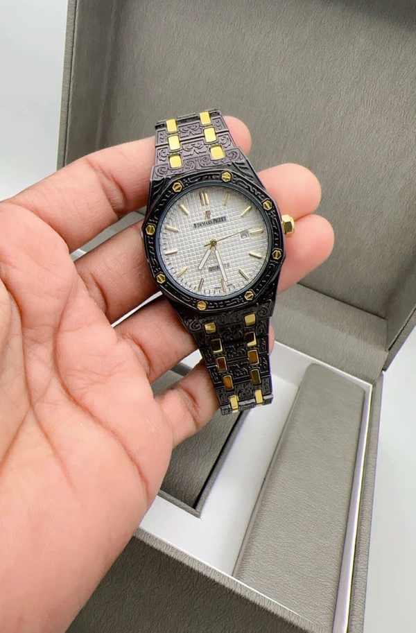 AP Men’s watch date / Casual Watch Premium Quality Dual 
