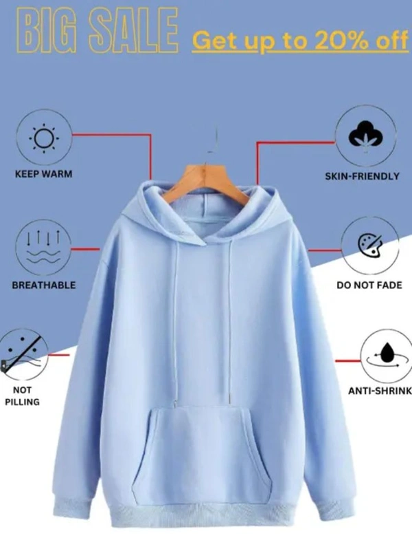 Hoodies  - Aquamarine Blue