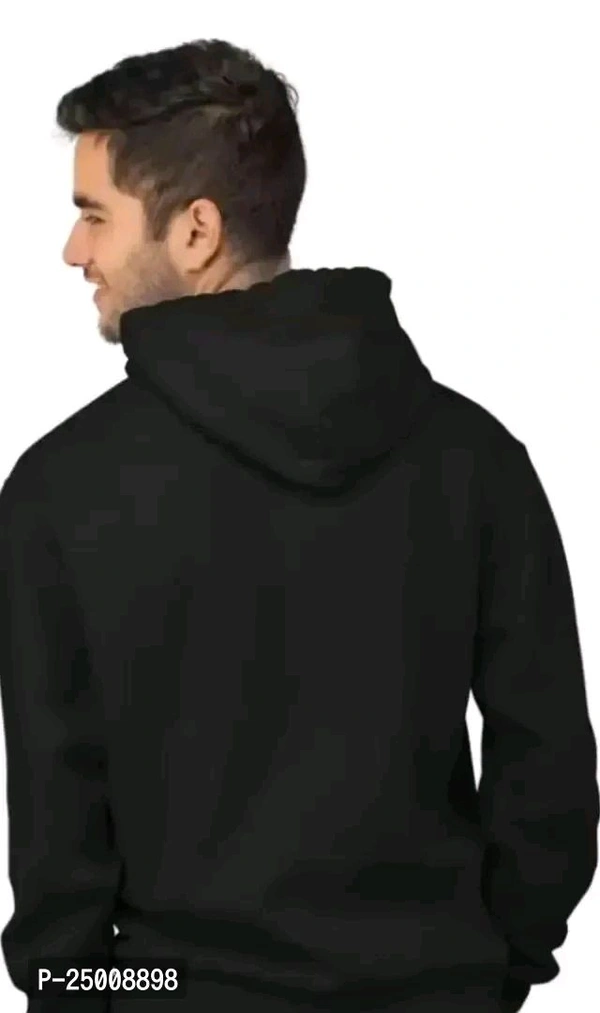 Trendy Black Hoodie  - XL