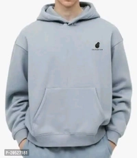 Solid Hoodie Unisex Comfortable Cotton  - M