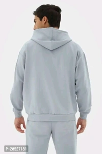 Solid Hoodie Unisex Comfortable Cotton  - L