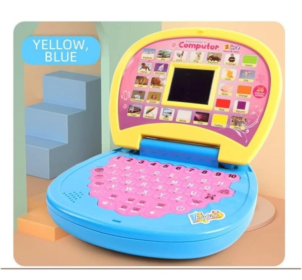 Mini Learning Laptop For Kids (With LED Display)