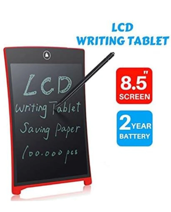 Prancing Unicorn LCD Writing Pad Tablet for Kids Age 3-4-5 Years 8.5 Inch E-Slate Portable Writting Learning Slate Erasable Electric Board with Pen (Black & White)