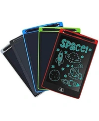 Prancing Unicorn LCD Writing Pad Tablet for Kids Age 3-4-5 Years 8.5 Inch E-Slate Portable Writting Learning Slate Erasable Electric Board with Pen (Black & White)
