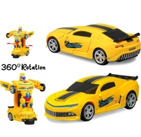 Zest 4 Toyz Deform Robot Car for Kids Bump & Go Action Battery Operated 2 in 1 Robot Car Toy with 3D Lights & Sound Toy for Kids (Multi-Color)