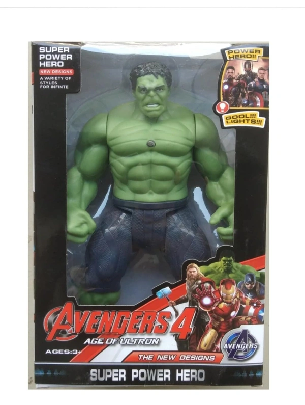 Avengers Superhero Hulk Bruce Banner Avengers Action Figure Toy for Kids Boys (6 inch) (Green) 1