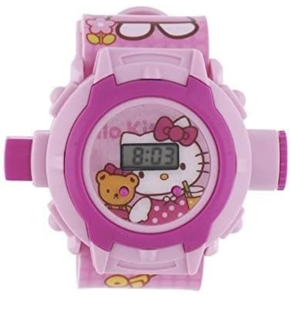 Hello kittyy 24 Images Projector Watch for Kids and Children Diwali Gift, Birthday Return Gift