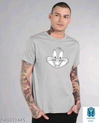 Catalog Name:*☄️Trendy Ravishing Men Tshirts*Fabric: CottonSleeve 