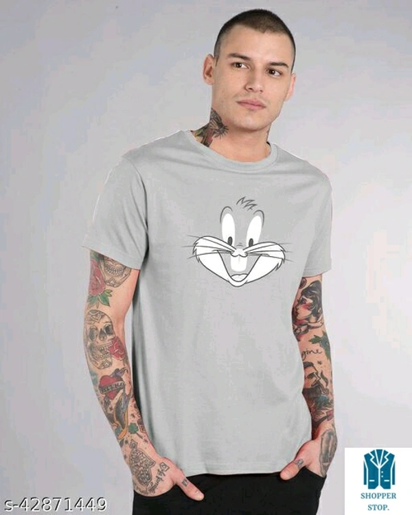 Catalog Name:*☄️Trendy Ravishing Men Tshirts*Fabric: CottonSleeve 