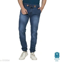 Catalog Name:*Elegant Men's Solid Jogger Jeans Vol 7