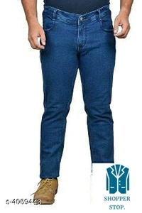 Catalog Name:*Men's Fancy Denim Solid Jeans Vol 13*Fabric: DenimPattern