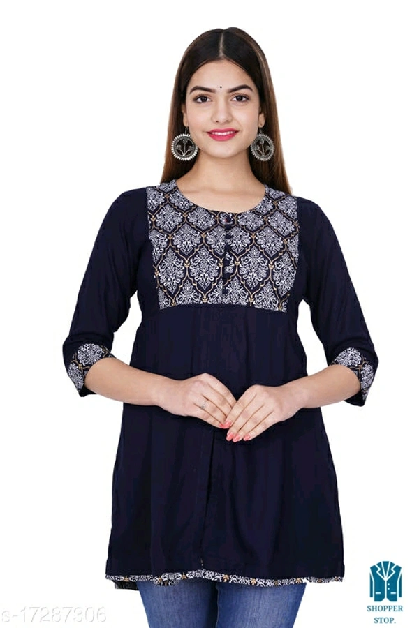 Catalog Name:*☄️Women Rayon A-line Embroidered Yellow Kurti*Fabric: RayonSleeve Length: Three-Quarter SleevesPattern: EmbroideredCombo of: SingleSizes: