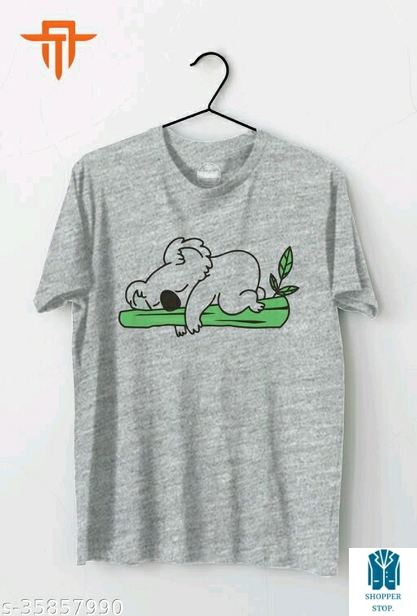 Catalog Name:*☄️Fancy Modern Men Tshirts*Fabric: CottonSleeve Length: Short SleevesPattern: PrintedMultipack: