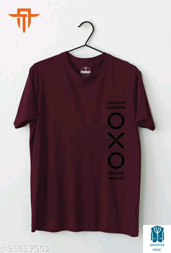 Catalog Name:*☄️Fancy Modern Men Tshirts*Fabric: CottonSleeve Length: Short SleevesPattern: PrintedMultipack: