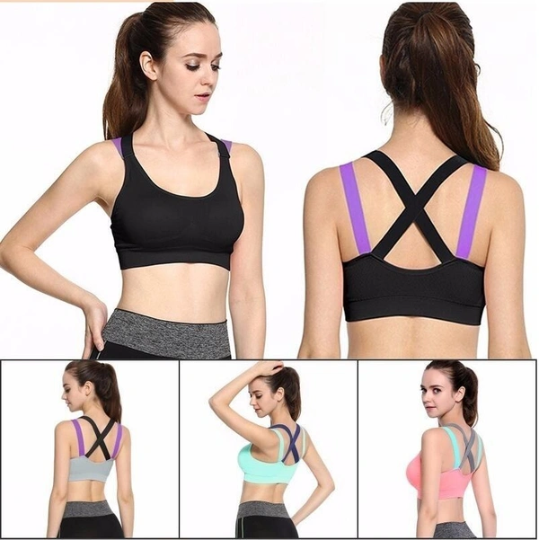 Women�s Sports Crisscross Padded Bra-Panty Set - Free Size, 1