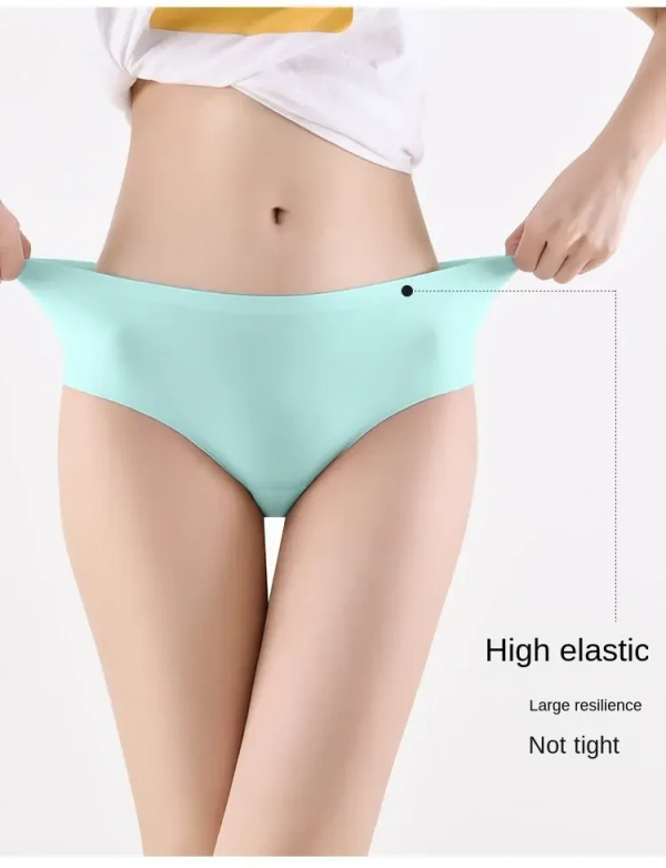 Seamless Ice Silk Panties - M (28-30 CM), 3