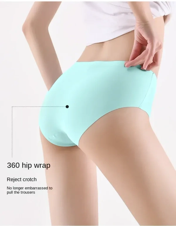 Seamless Ice Silk Panties - M (28-30 CM), 3