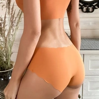 Silky Satin Women's Seamless Wave Edge Panty Lingerie - Free Size, 4
