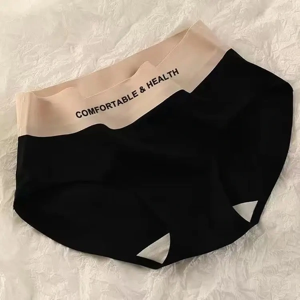 Comfortable Breathable Lingerie Cozy Briefs Silk Satin Seamless - M ( 28-30 CM), 6