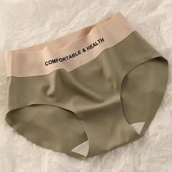Comfortable Breathable Lingerie Cozy Briefs Silk Satin Seamless - M ( 28-30 CM), 6
