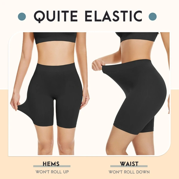 Women Long Boxer-Bike/Cycling Safety Shorts for Under Dresses - Free Size, 1