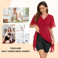 Women Long Boxer-Bike/Cycling Safety Shorts for Under Dresses - Free Size, 1