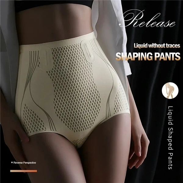 New Unique Fiber Restoration Shaper Tummy Control Shapewear Thigh Slimming Waist Trainer Underwear For Women Bodyshaper Panties - Free Size, 1
