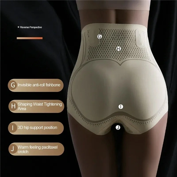 New Unique Fiber Restoration Shaper Tummy Control Shapewear Thigh Slimming Waist Trainer Underwear For Women Bodyshaper Panties - Free Size, 1