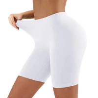 Slip Shorts for Women Long Boxer Briefs Anti Chafing Panties Seamless Smooth Workout Yoga Bike Safety Shorts for Under Dresses - Free Size, 1