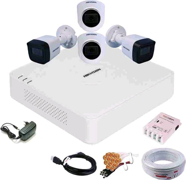 hikvison 4 Channel HD DVR 1080p ip 67 2mp outdoor @ indoor camera 1080p Combo 30 security camera 4 cannal