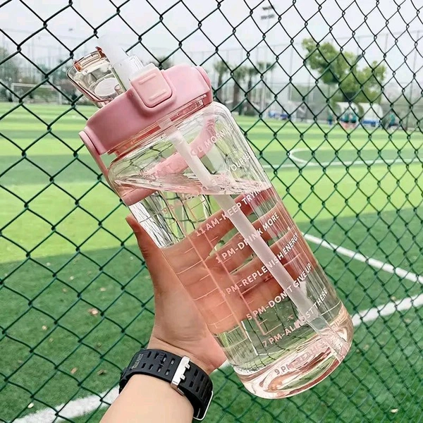 HydroActive Motivational Water Bottle (2 Litre) (Cash On Delivery Available)