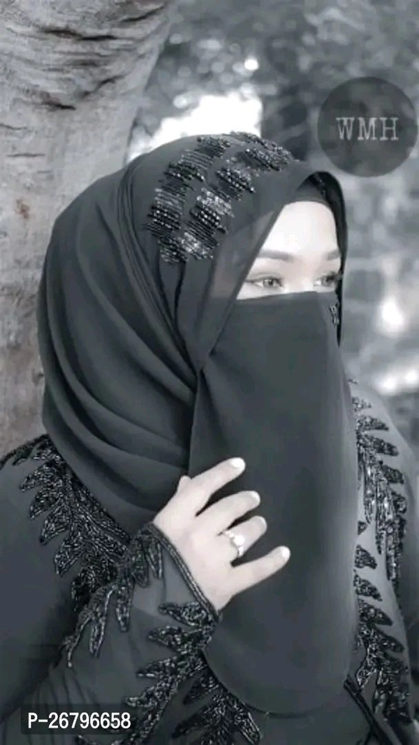 WRAP MY HIJAB Contemporary Multicoloured Cotton Naqab For Women
