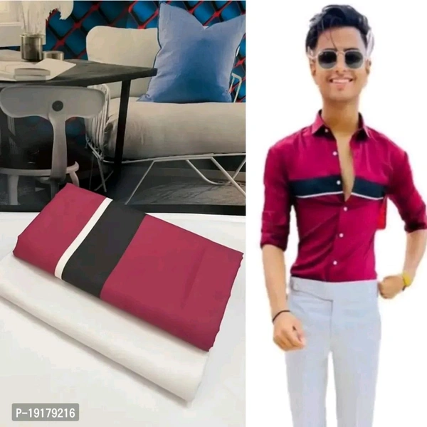 GIRIRAJ FASHION  Reliable Shirt And Pant Unstitched Fabric For Men