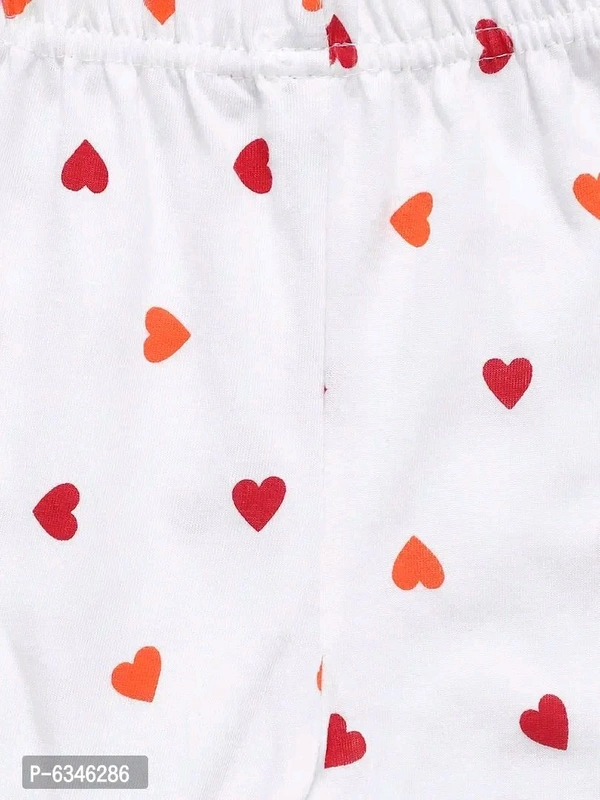NAIRA CREATION Cotton Printed Leggings For Girls Kids Pack of 3