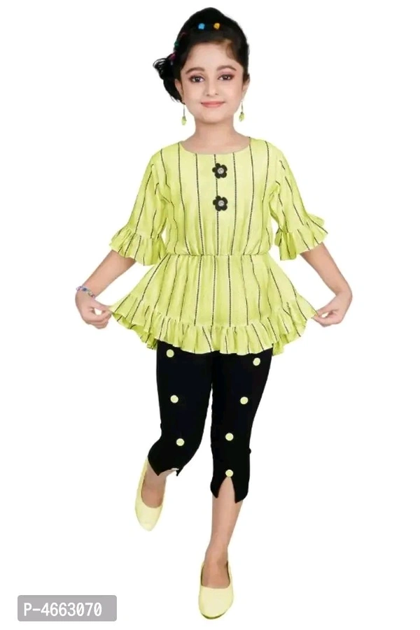 Kashish Enterprise  GIRLS TOP CAPRI FOR PARTY WEAR