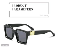 MANI ENTERPRISE  Stylish Plastic White Square Sunglasses For Unisex