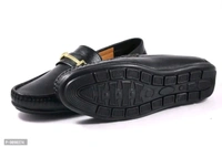 D.M. ENTERPRISES Classy Synthetic Solid Loafers for Men - 8