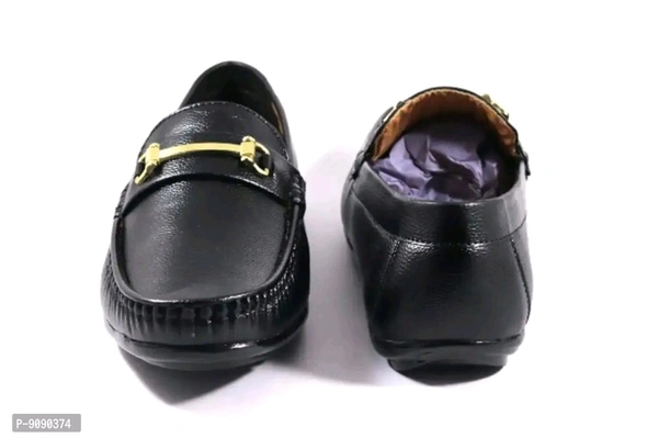 D.M. ENTERPRISES Classy Synthetic Solid Loafers for Men - 8
