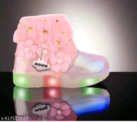 Cutewalk  Shiny Attractive  Girls skin friendly breathable Shoes for Summer and Winter with Led Lighting, (Light