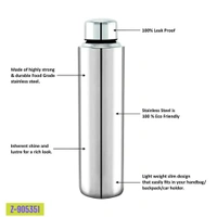SPINFLUENCS ₹203 WCP Classy Stainless Steel 1 Liter Water Bottle