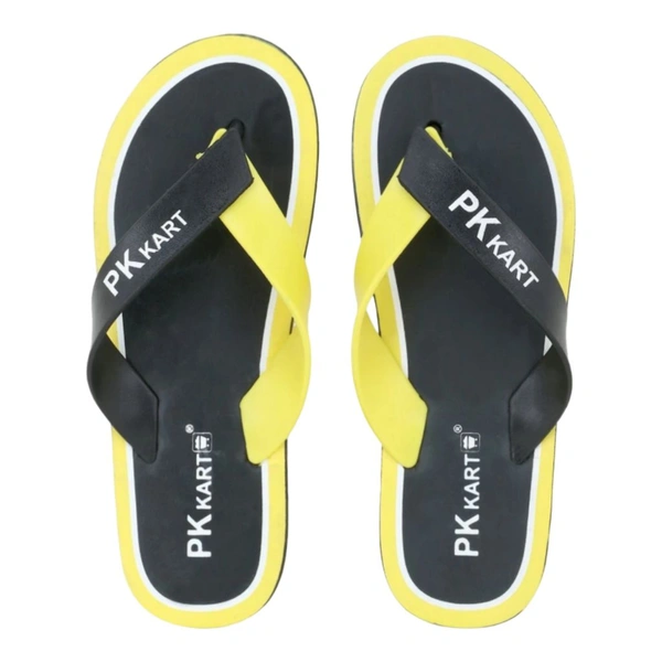 Krishna Shahibbad Free Delivery  ₹118 WCP Flip Flops Pack Of 2 cl4qu4 M162 RN - 6, Yellow Grey